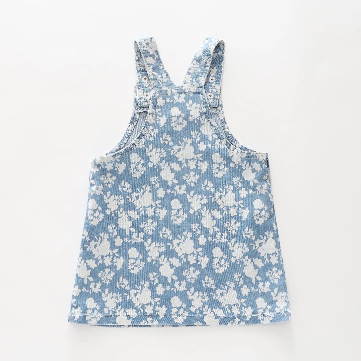 Floral Denim Pinafore Ollies Place