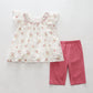 Floral Eyelet Top and Shorts Outfit Ollies Place