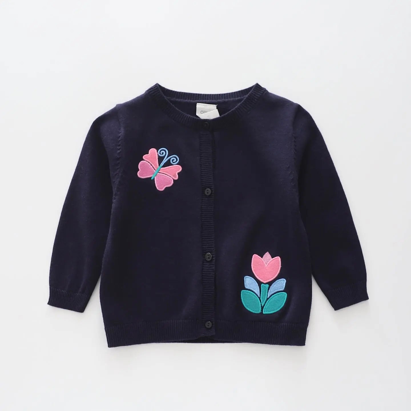 Floral Girls Knit Cardigan Ollies Place