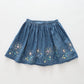 Floral Meadow Chambray Skirt Ollies Place