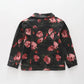 Floral Print Denim Jacket Ollies Place