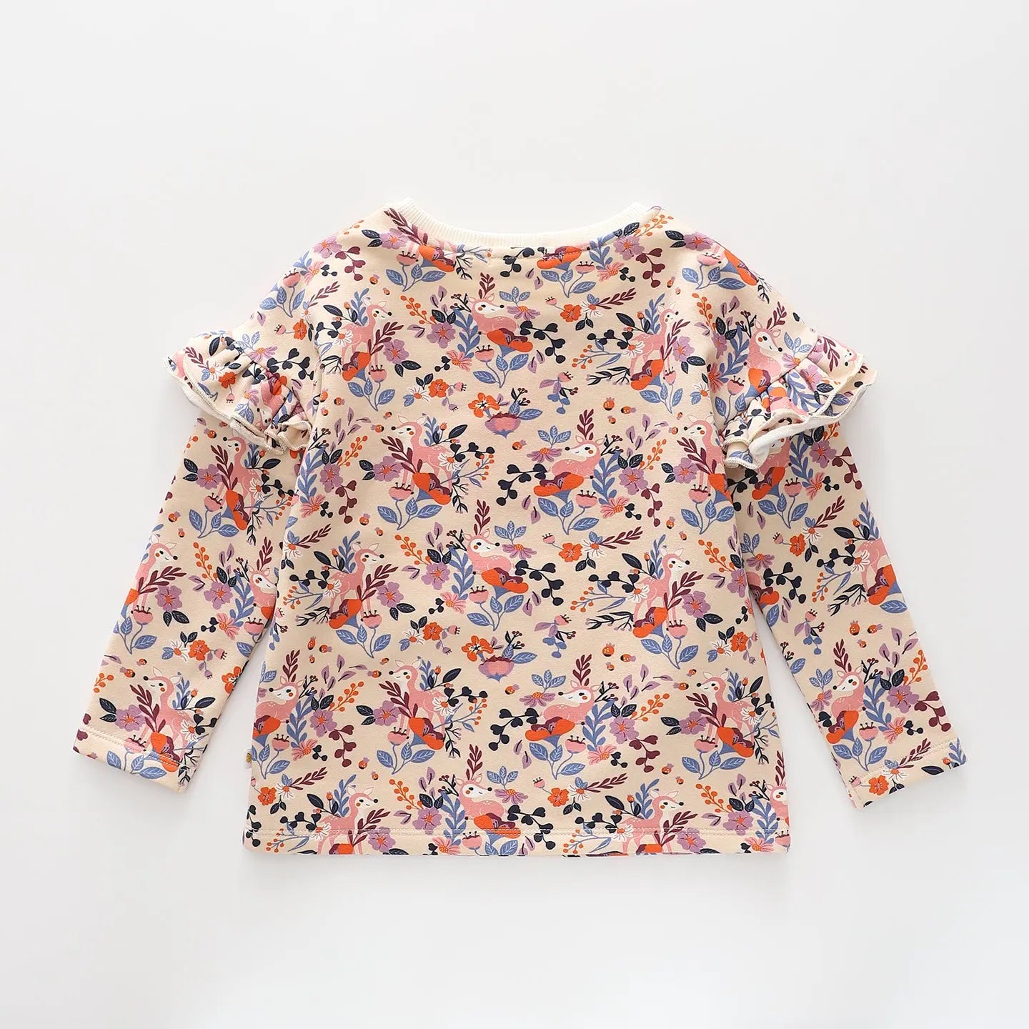 Floral Print Sweat Top Ollies Place