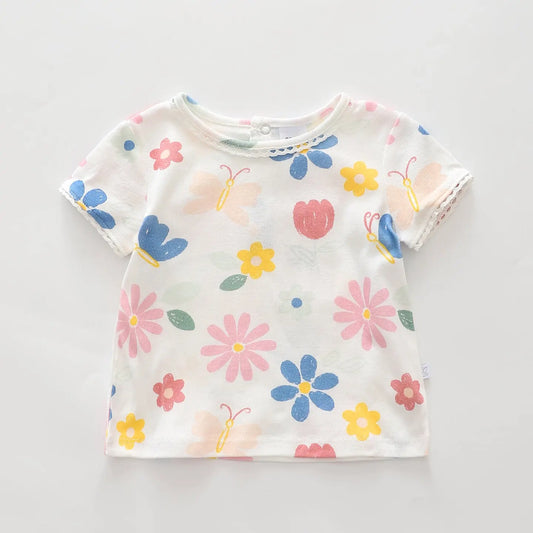 Flower Child Rib Tee Ollies Place