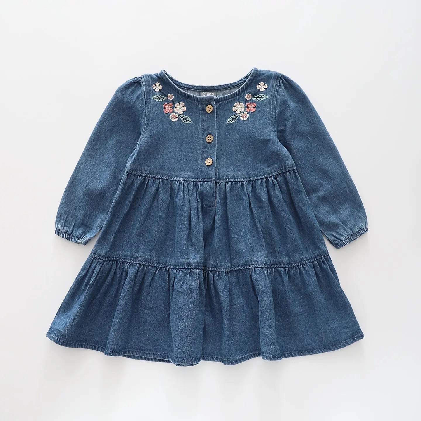 Flower Days Chambray Dress Ollies Place