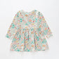 Flower Fields LS Print Dress Ollies Place