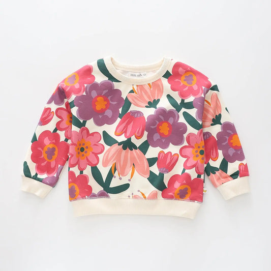 Flower Garden Sweat Top Ollies Place