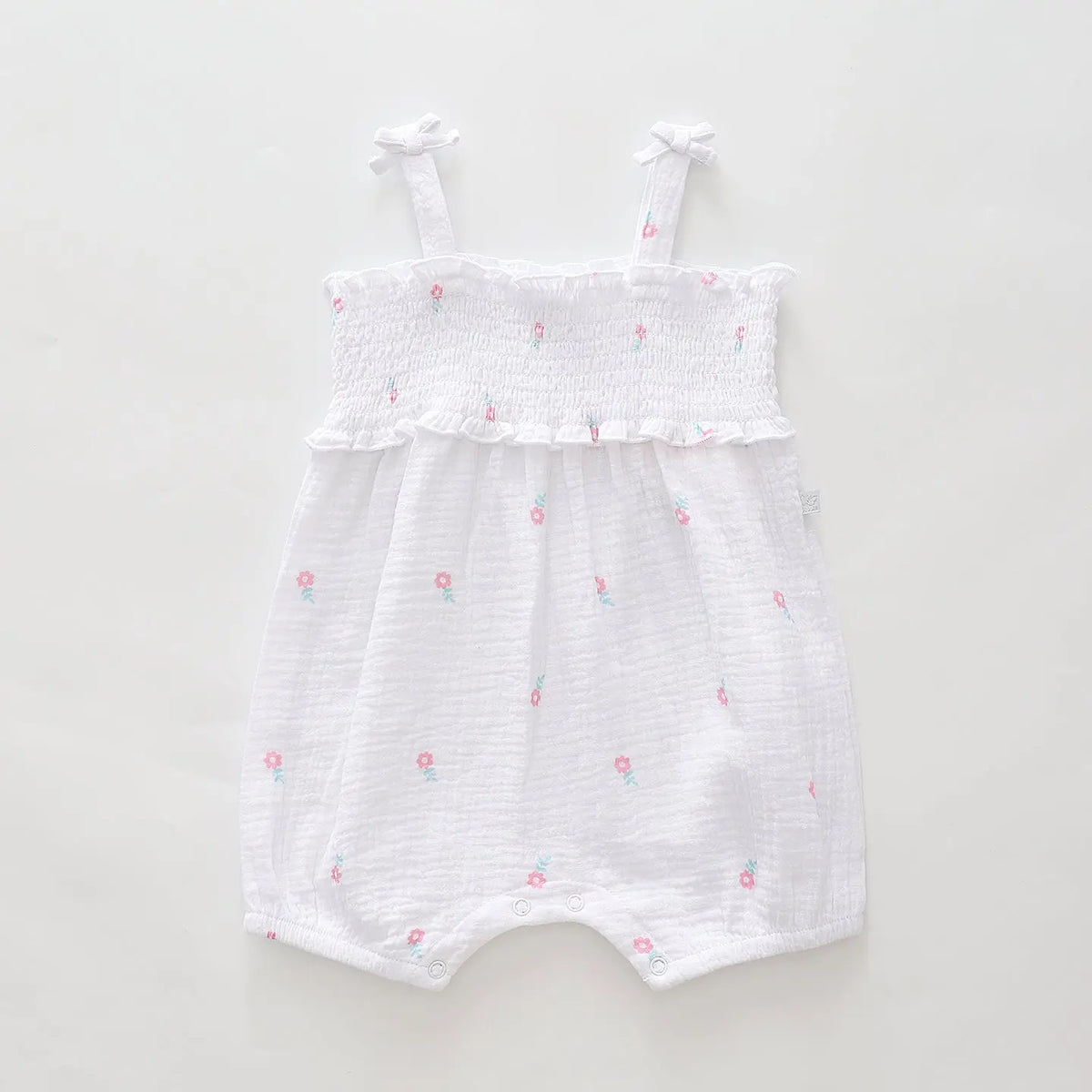 Flower Print Boho Romper Ollies Place