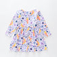 Flowers and Birds Print Dress Ollies Place