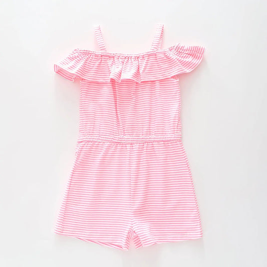 Fluro Pink Playsuit Ollies Place