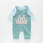 Fox and Friends, Baby Boys Overalls Set Ollies Place