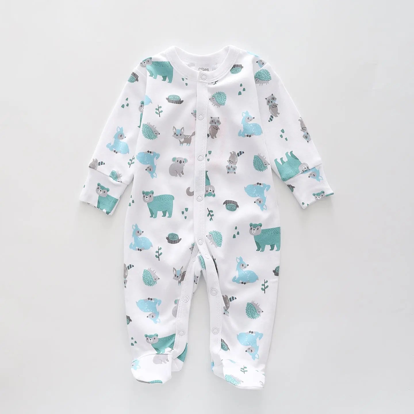 Fox and Friends, Baby Boys Romper Ollies Place