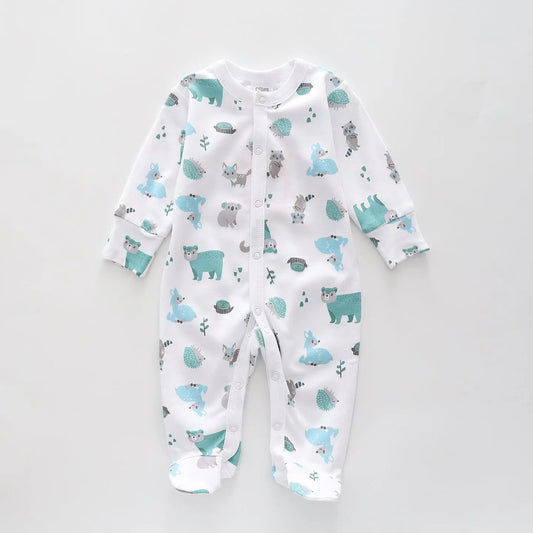 Fox and Friends, Baby Boys Romper Ollies Place