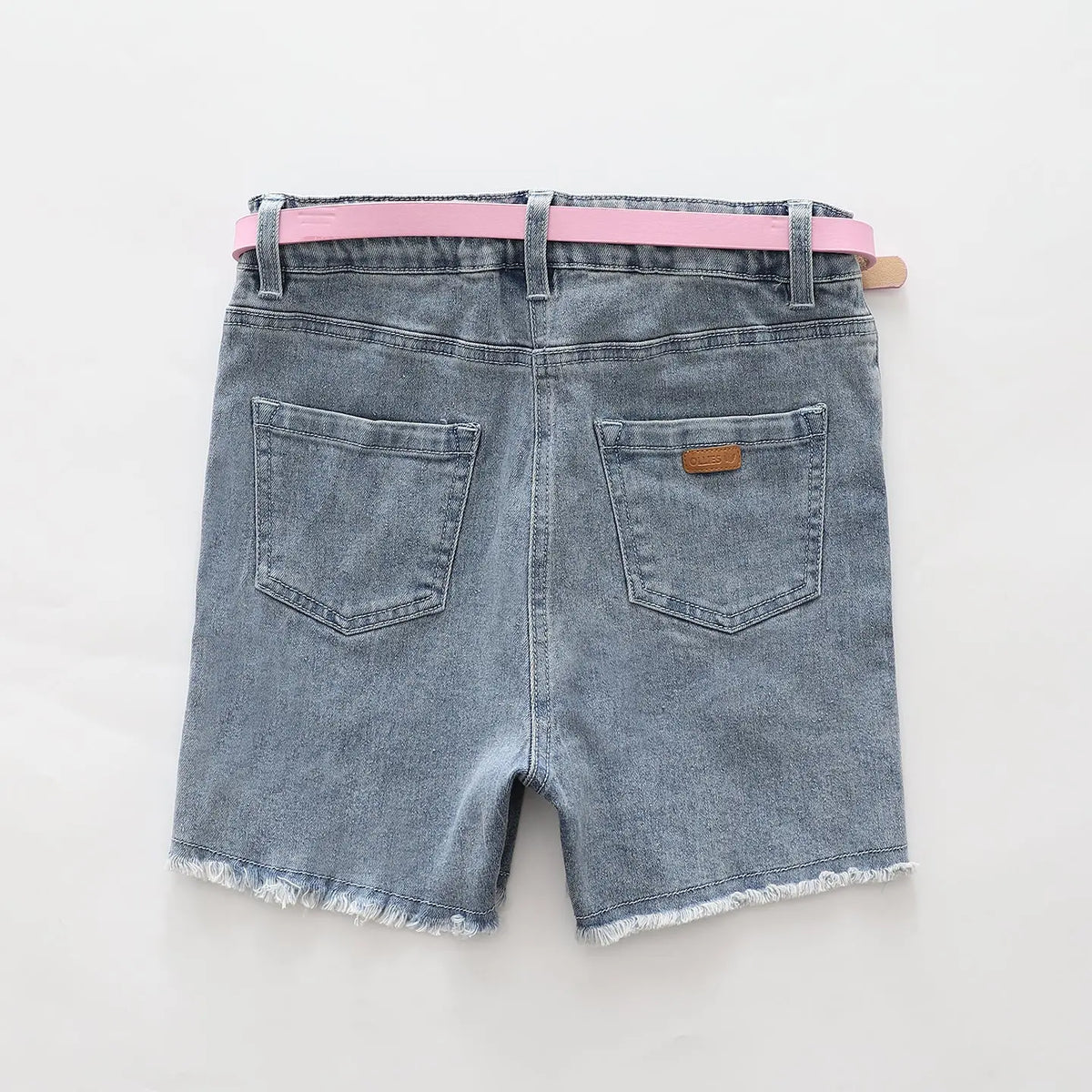 Fruity Florals Denim Shorts Ollies Place