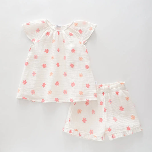 Fun Floral Baby Girl's Set Ollies Place