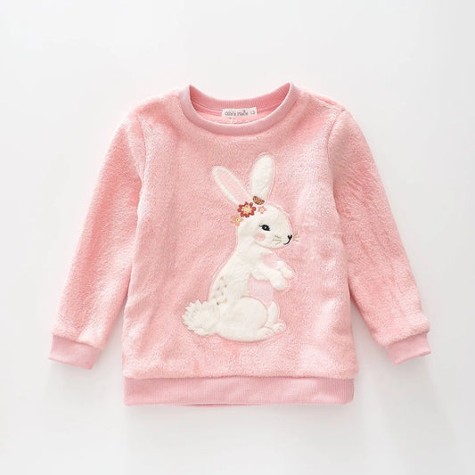 Fuzzy Bunny Sweat Top Ollies Place