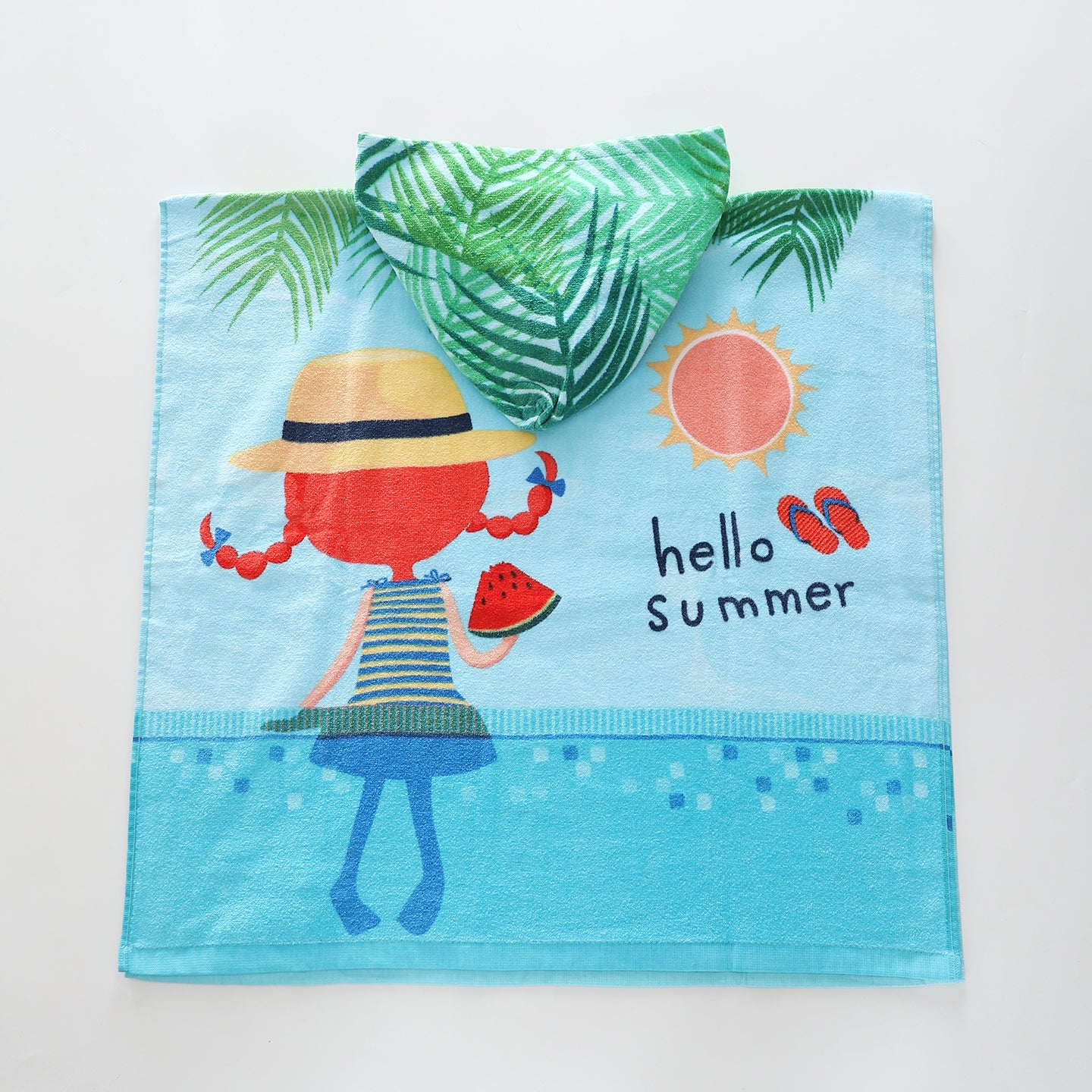 Hello Summer Hooded Towel