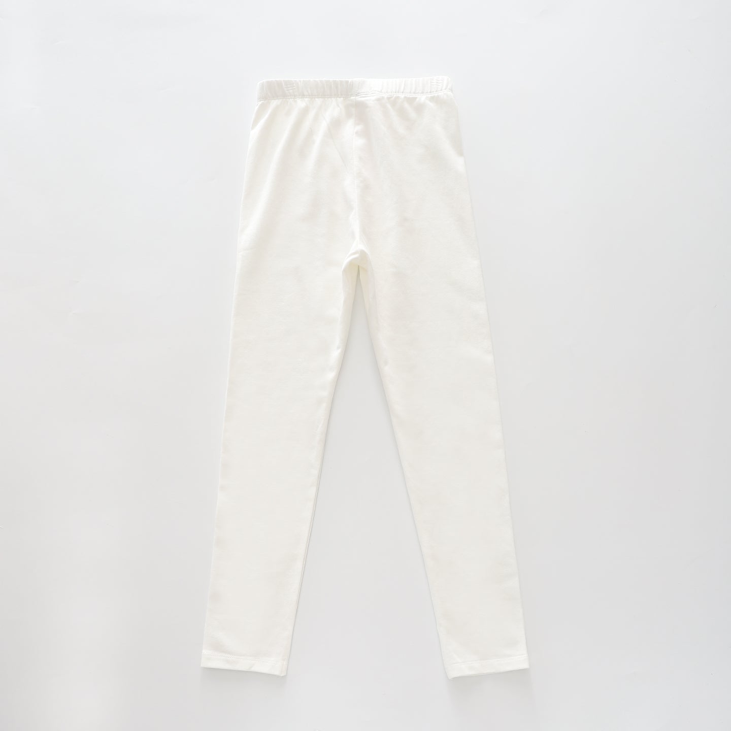 Classic Pull On  Legging With Elastic Waist Ivory
