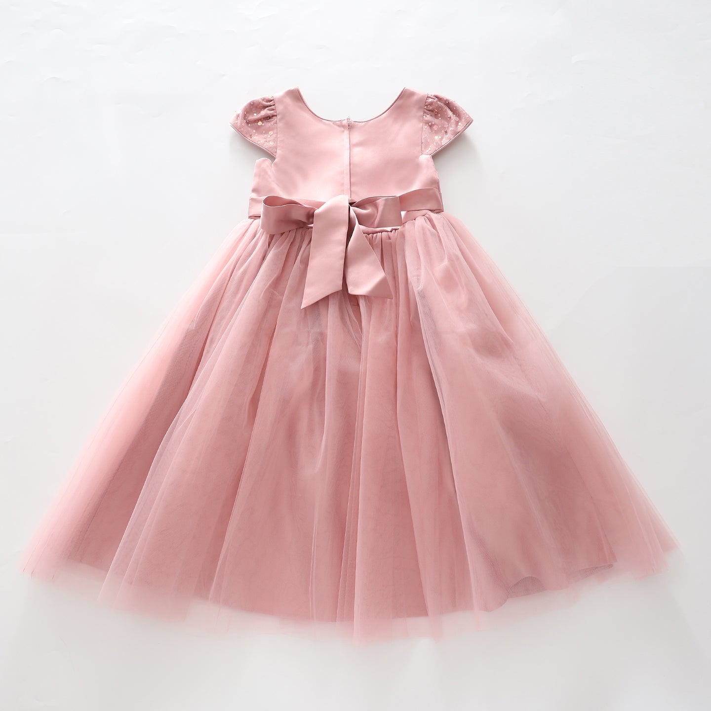 Girls Dusty Rose, Sequin Formal Dress Ollies Place