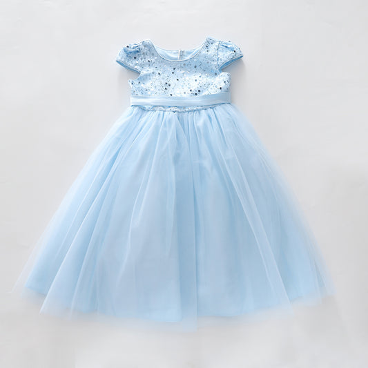 Girls Blue Belle Formal Dress Ollies Place