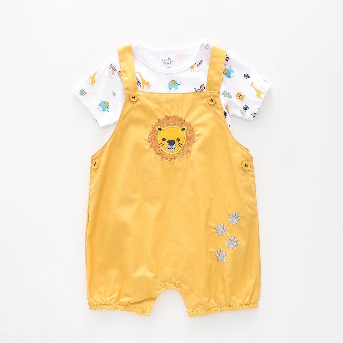 Baby and Infant Boys Roarsome Overalls Outfit Ollies Place