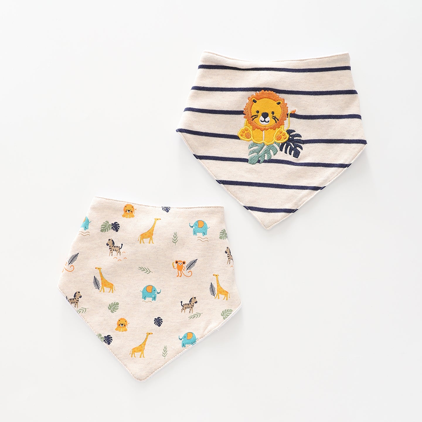 Baby Boys Roarsome Bandana Bibs 2 Pack Ollies Place