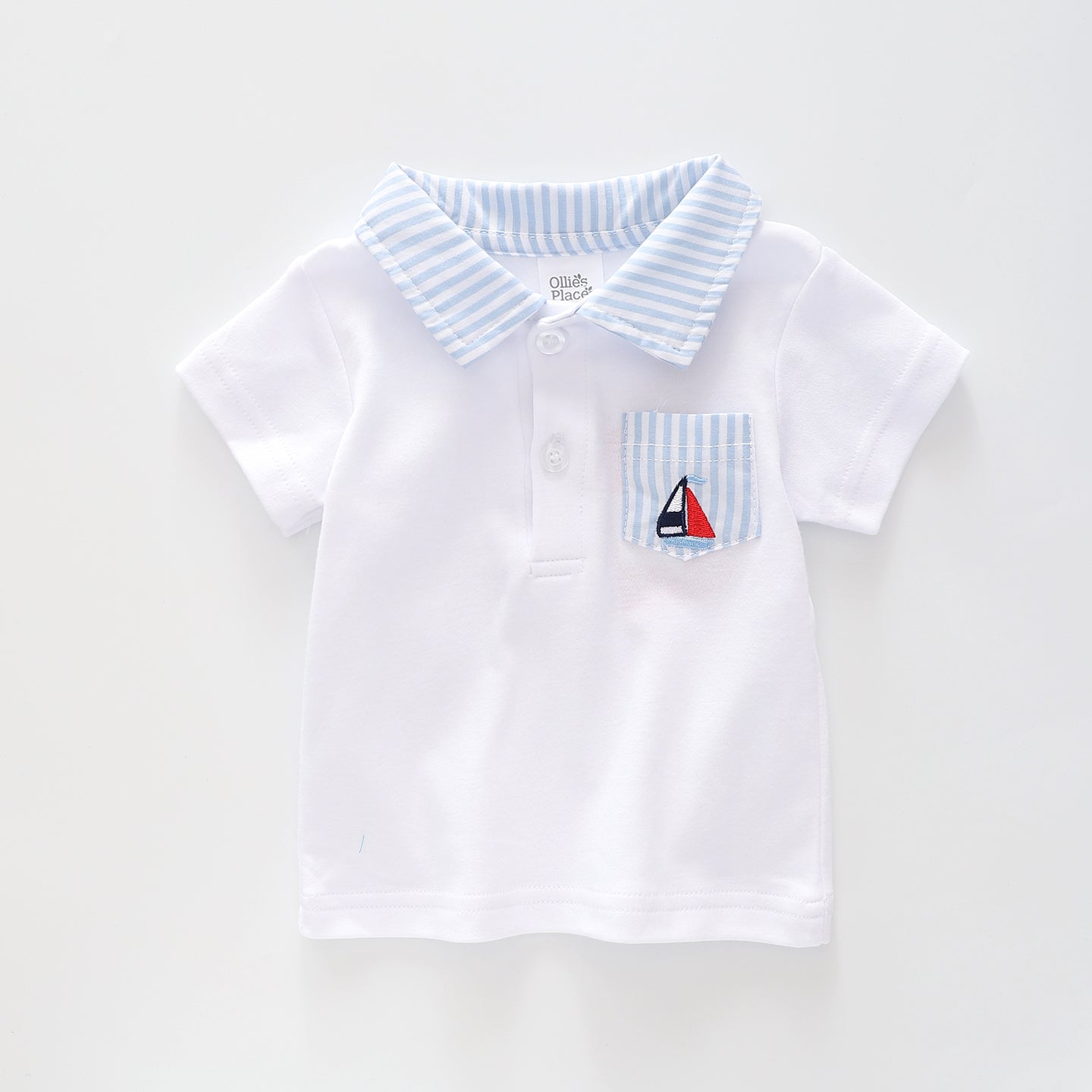 Baby Boys Sailboat Polo Top Ollies Place