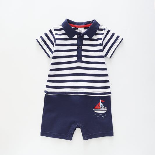 Baby Boys Cute Little Catch Romper Ollies Place