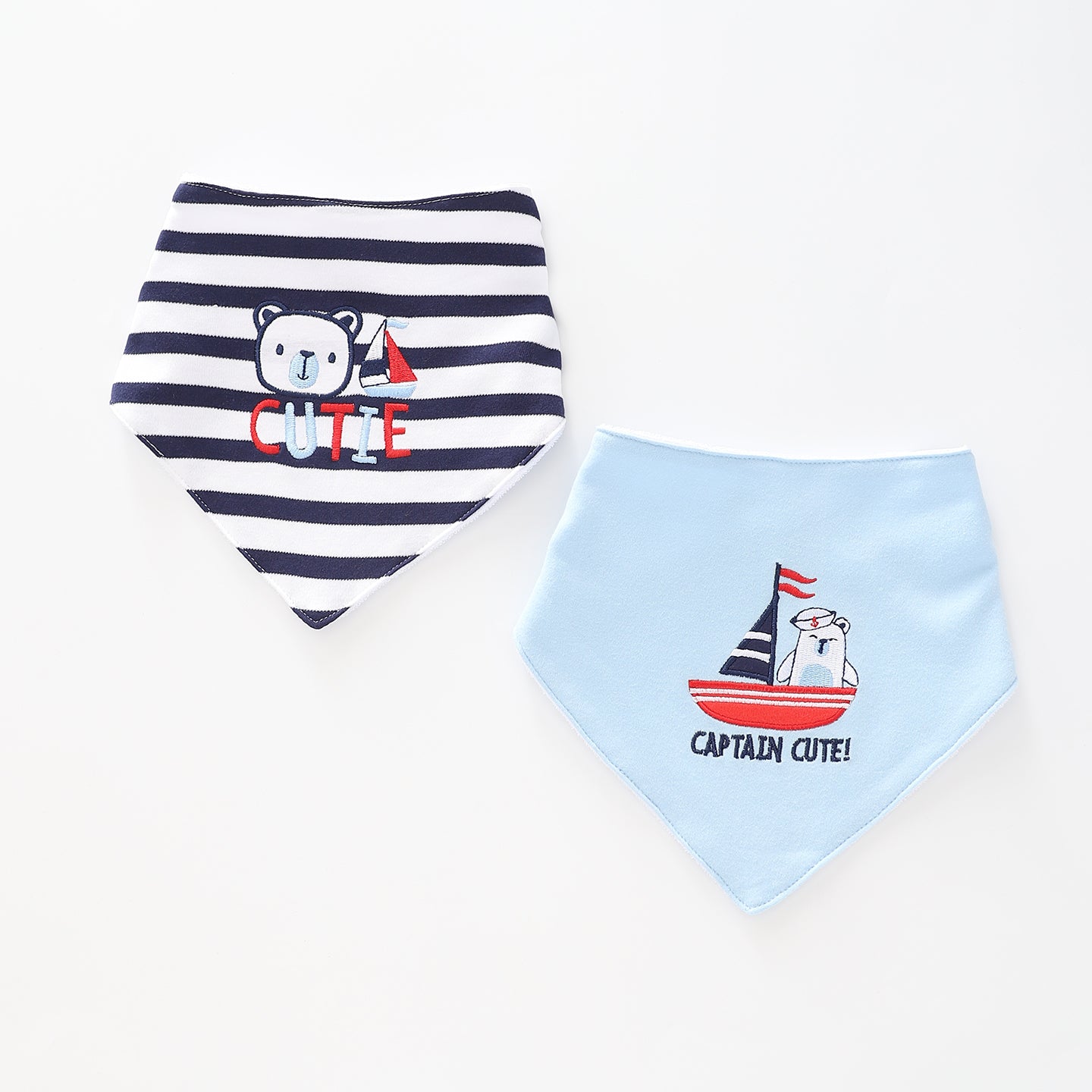 Baby Boys Cute Little Catch Bandana Bibs 2 Pack Ollies Place