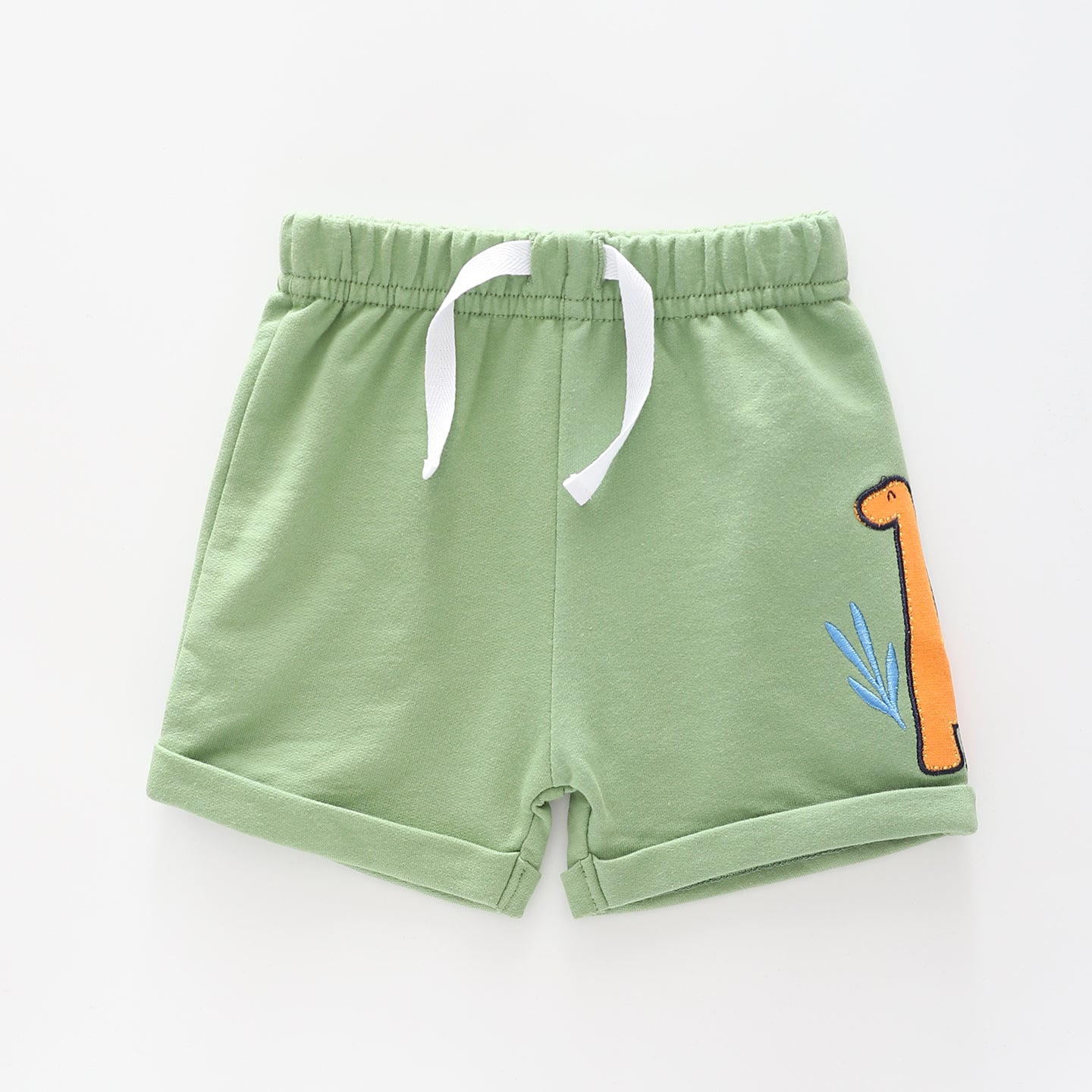 Baby Boys Green Dino Shorts Ollies Place