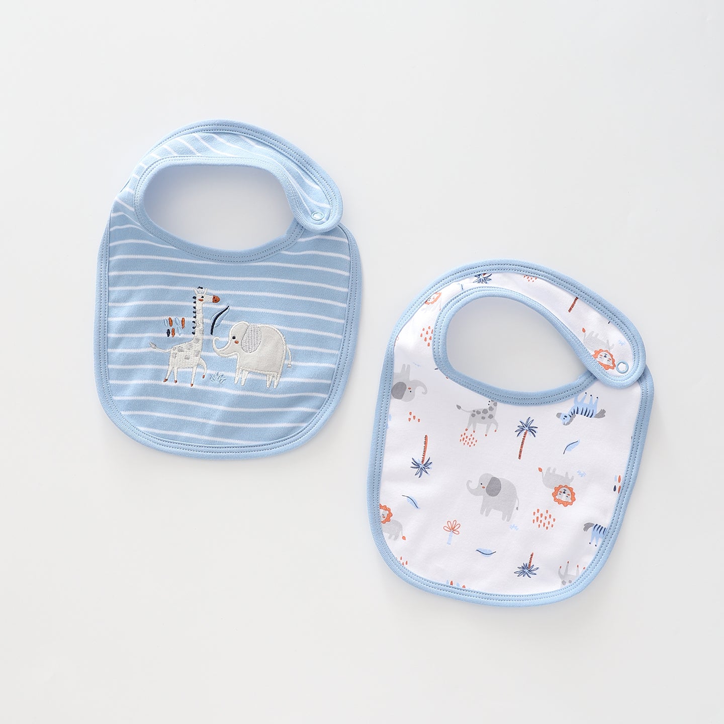 Baby Boys on Safari Bibs 2 Pack Ollies Place