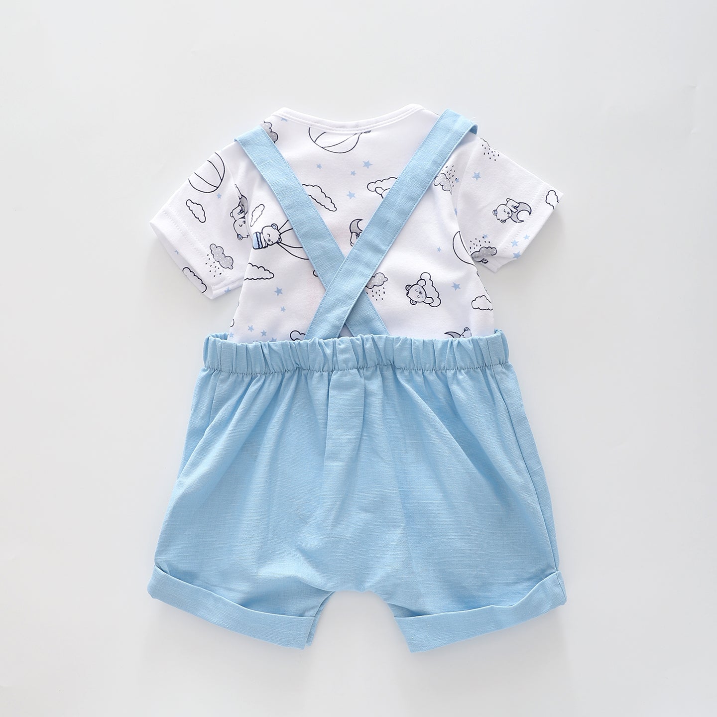 Baby Boys Bear Overalls Set Ollies Place