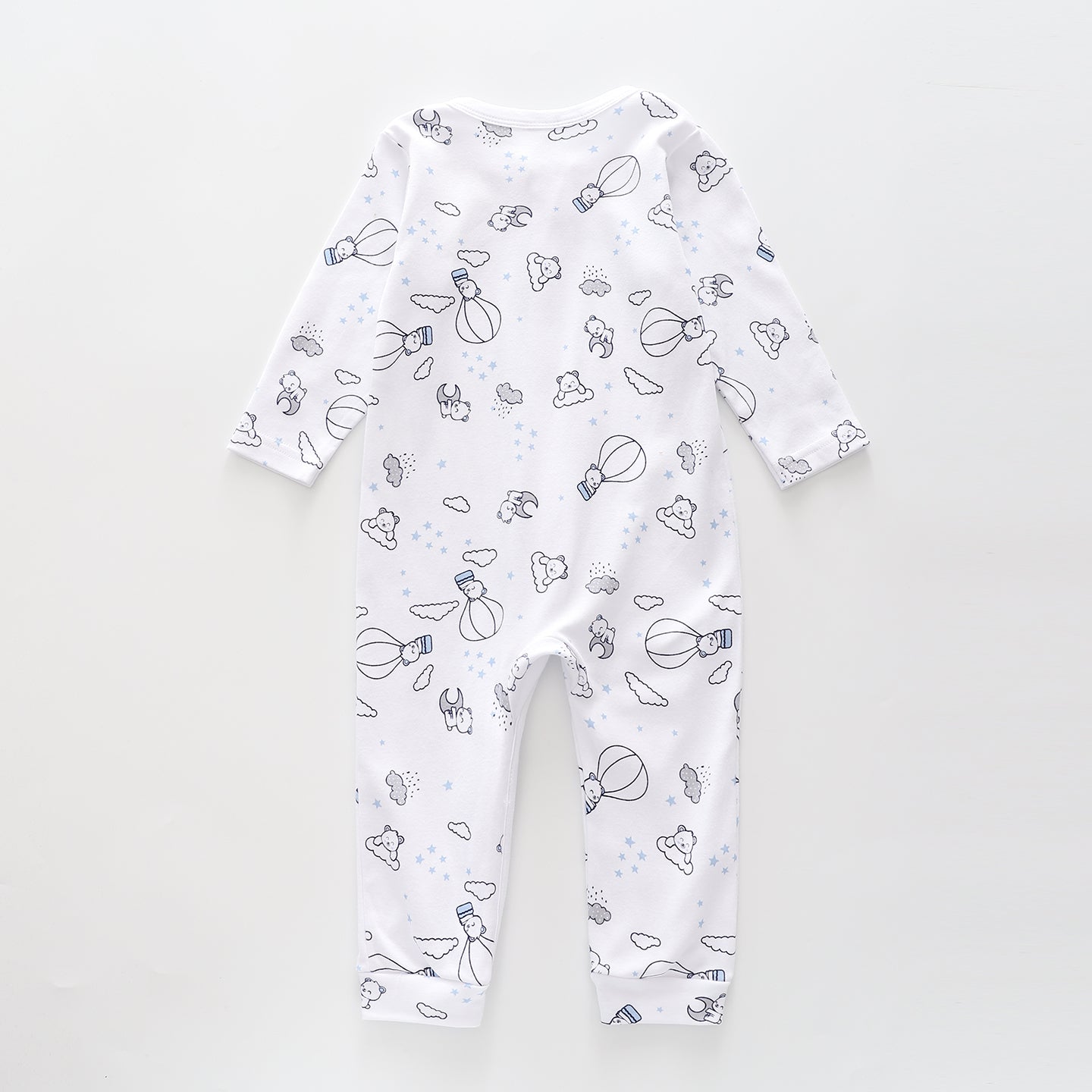 Baby Boys Sleepy Bear Long Romper Ollies Place