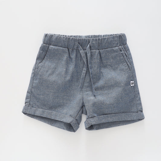 Baby Boys Chambray Denim Shorts Ollies Place