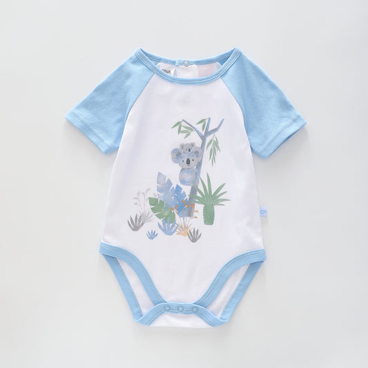 Baby Boys Koala Blue Bodysuit Ollies Place