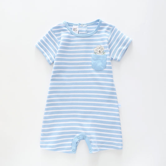 Baby Boys Blue Koala Romper Ollies Place