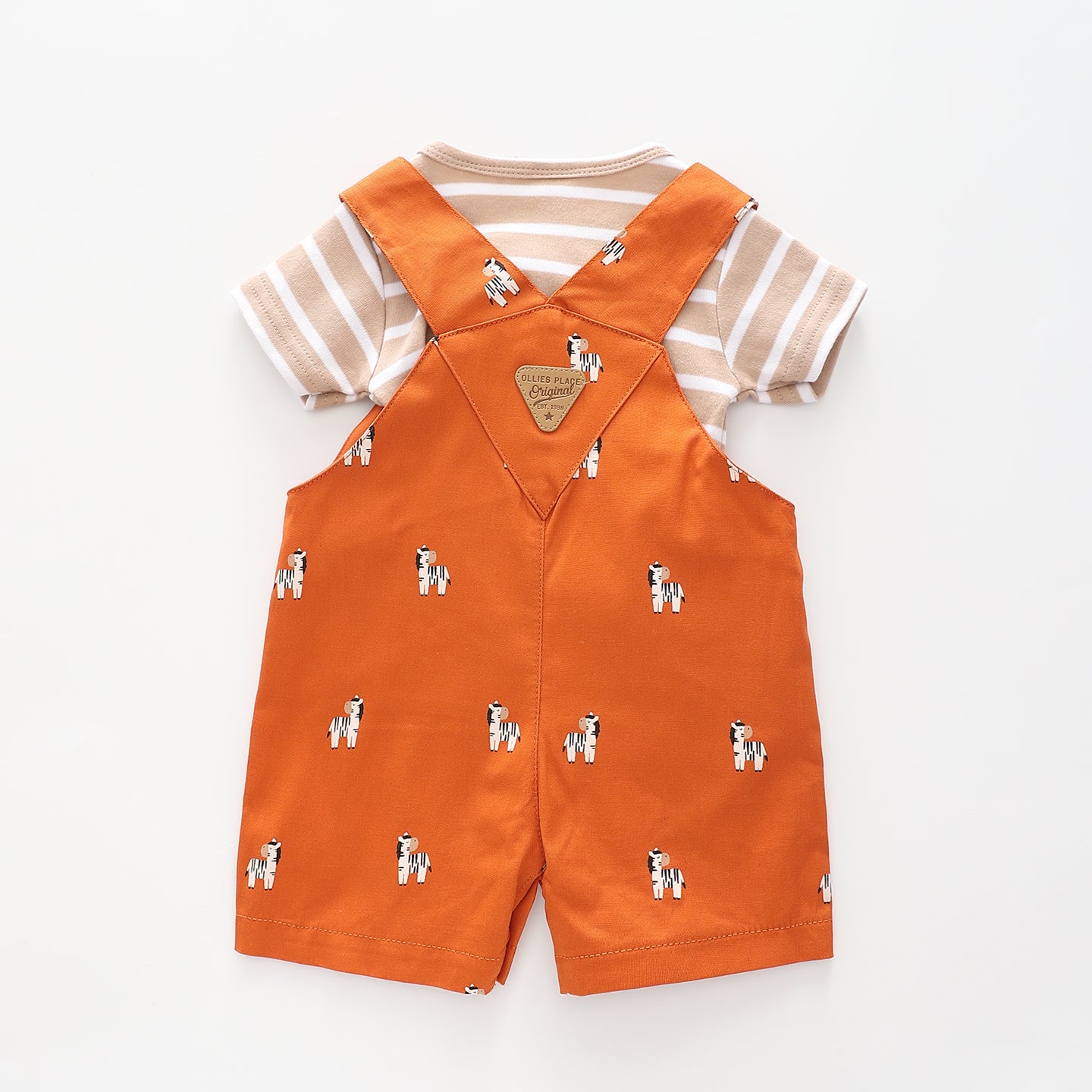 Baby Boys Just Hanging Overalls 2 Piece Set Ollies Place