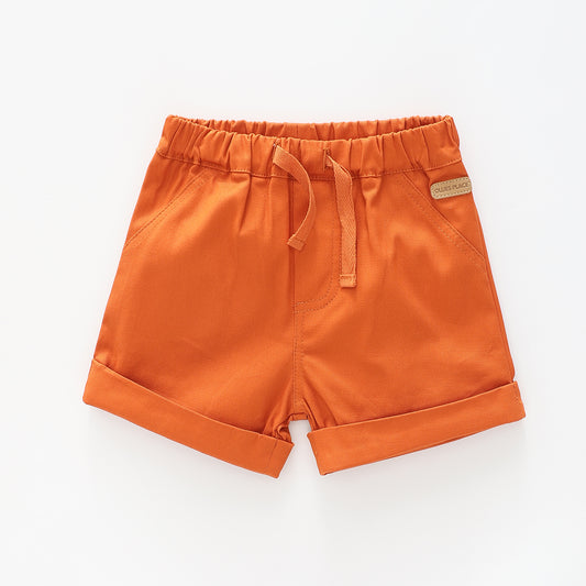 Baby and Infant Boys Burnt Orange Shorts Ollies Place