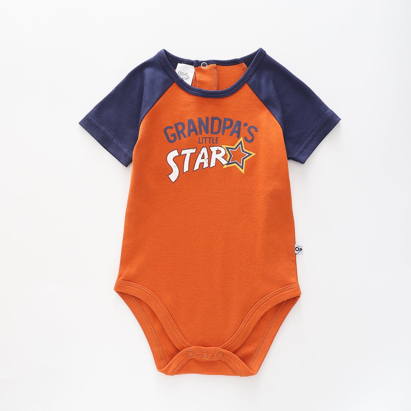 Grandpa's Little Star, Baby Onesie Ollies Place