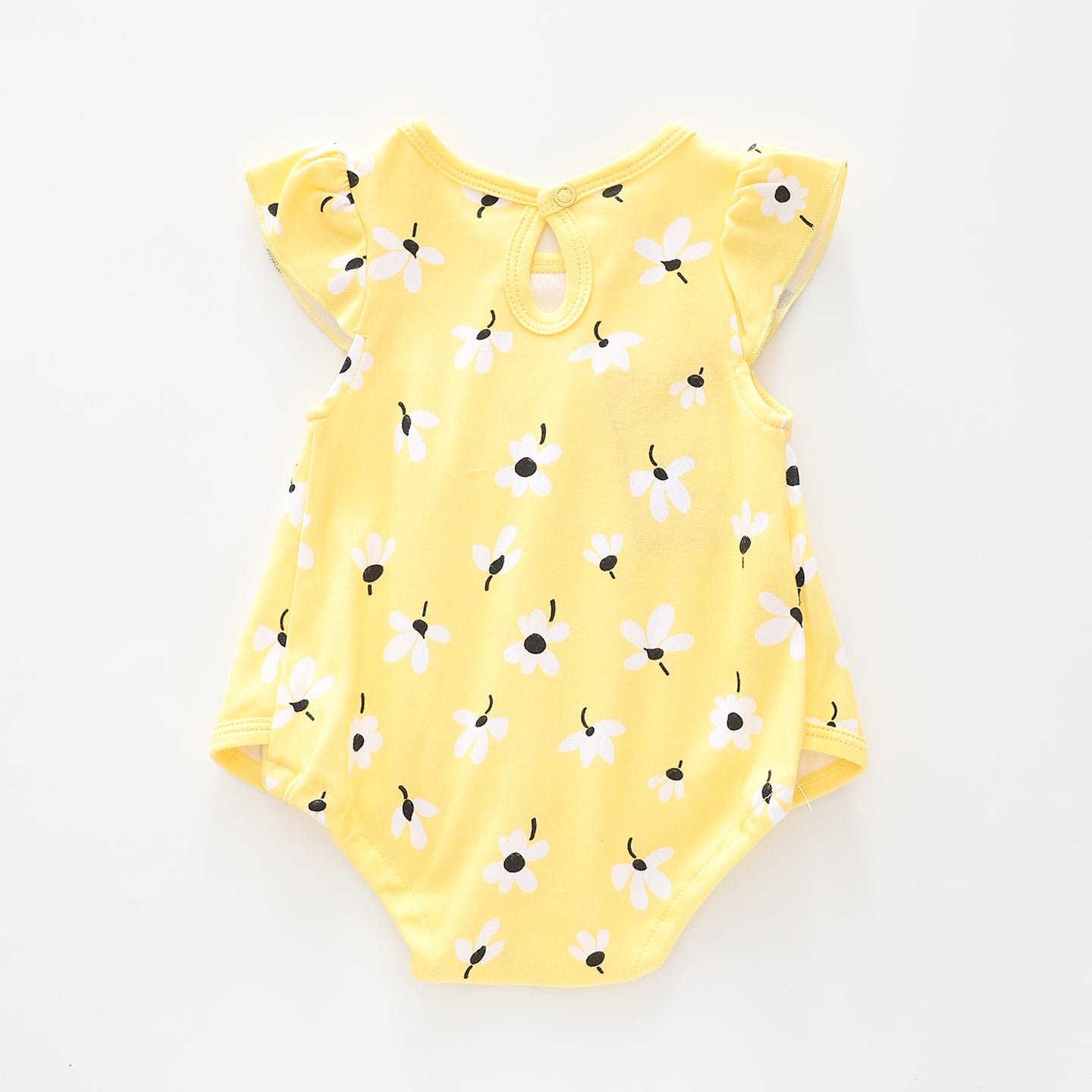 Baby Girls Sunshine Yellow, Romper Dress Ollies Place