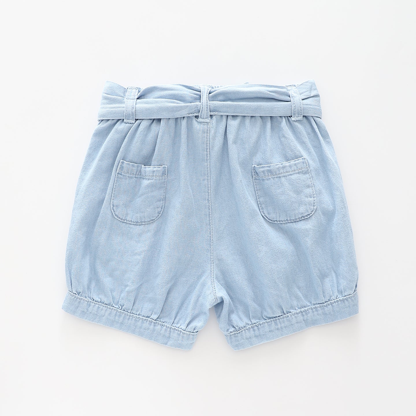 Baby Girls Balloon Chambray Shorts Ollies Place