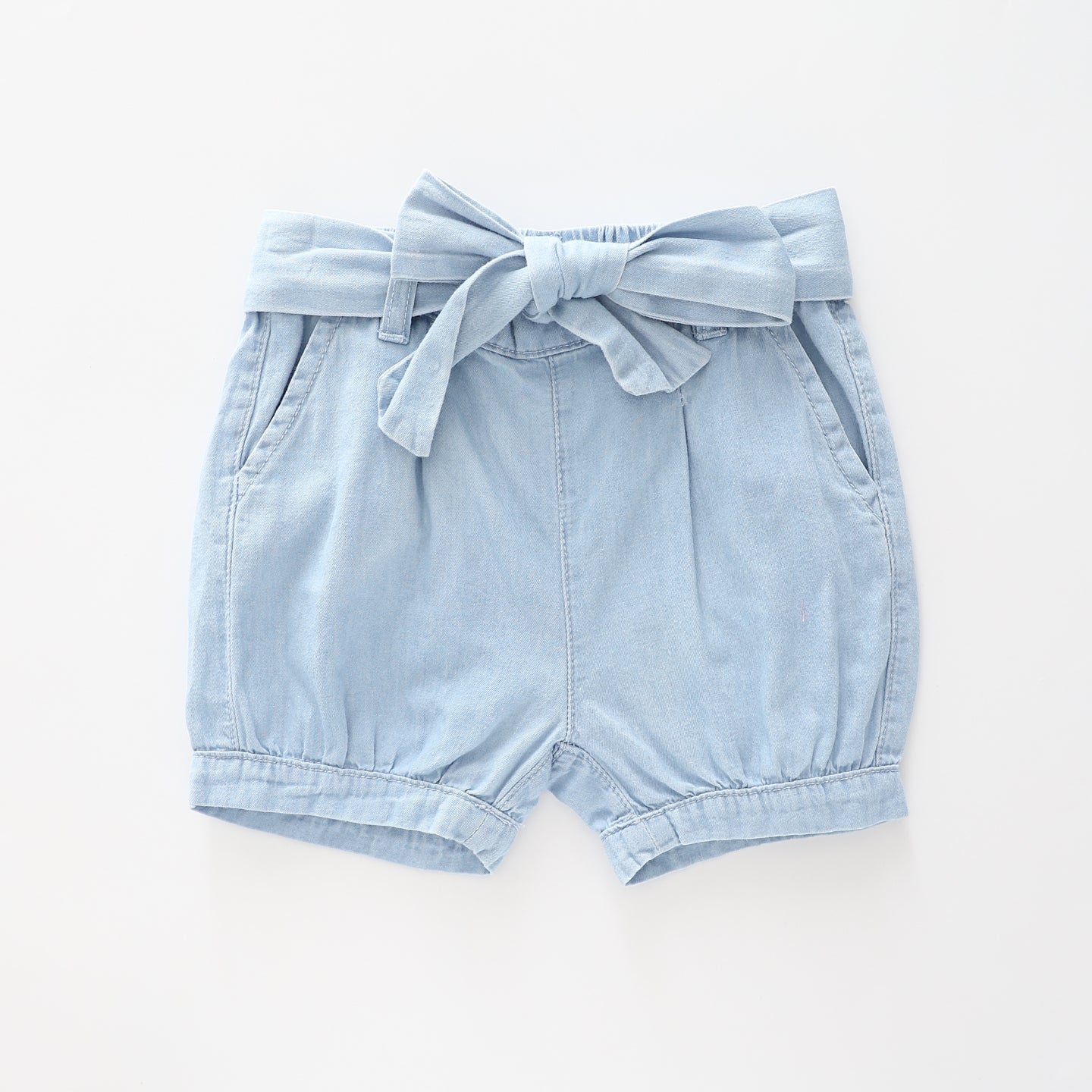 Baby Girls Balloon Chambray Shorts Ollies Place