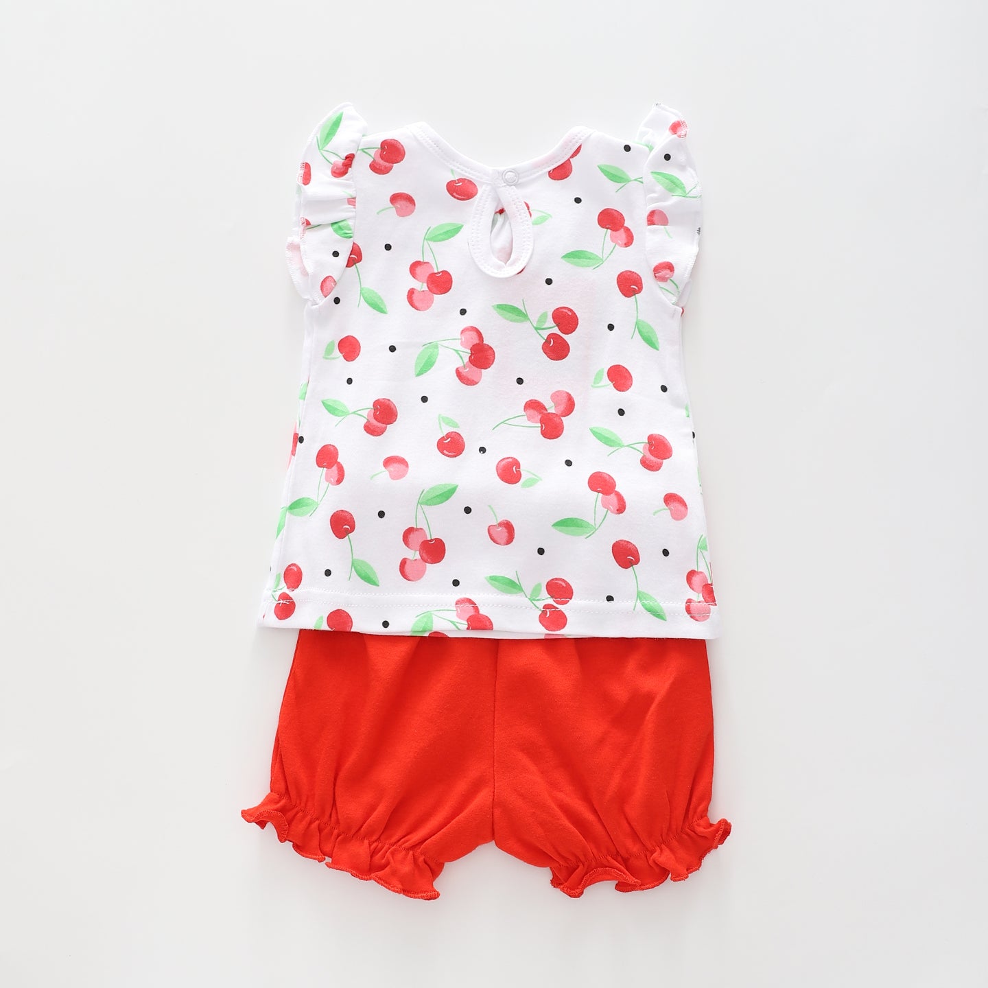 Baby Girls Sweet Cherry Top and Bloomers Set Ollies Place