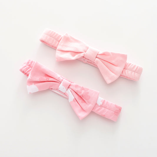 Baby Girls Some Bunny Loves You Headbands 2 Pack Ollies Place