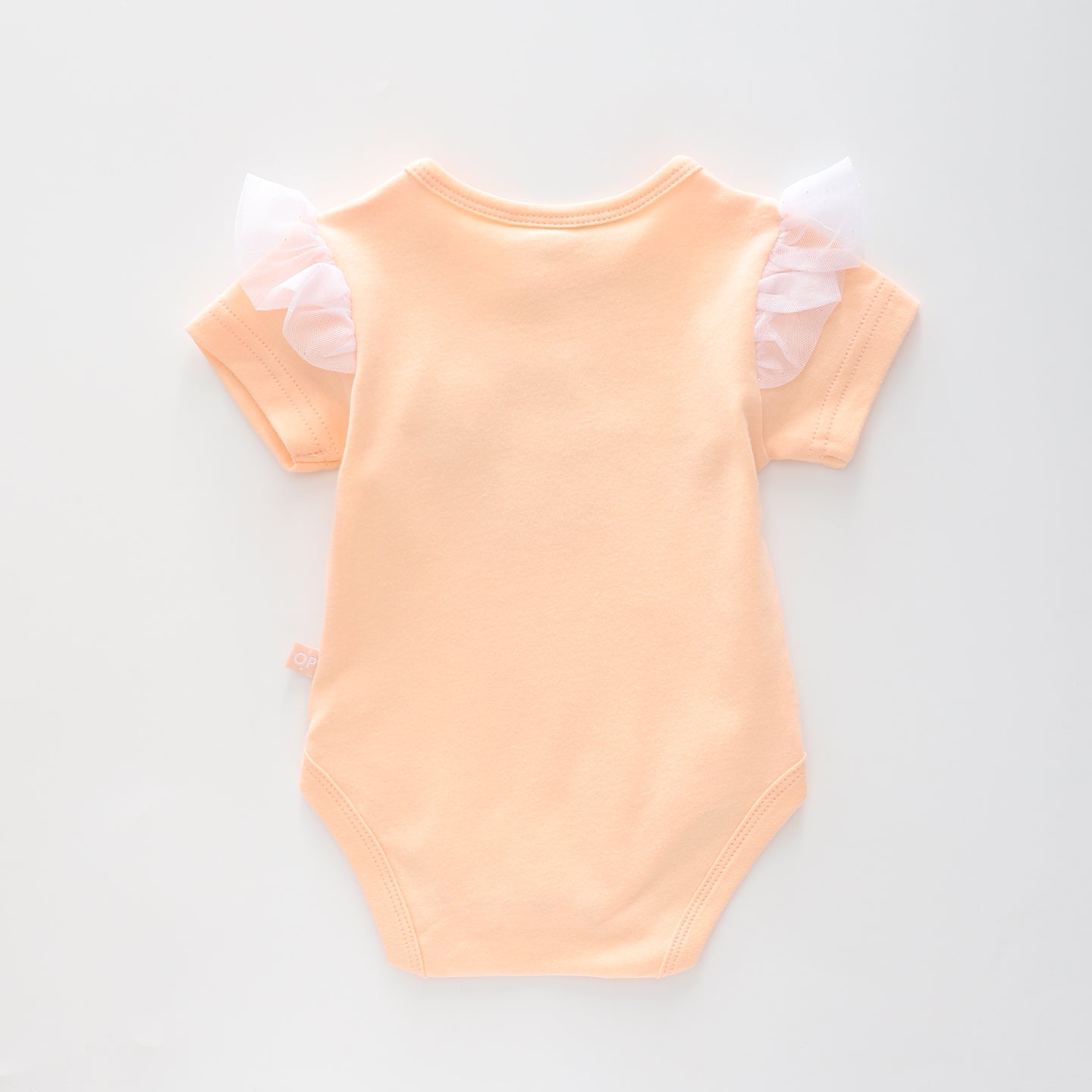 Baby Girls Little Sister Peach Bodysuit Ollies Place