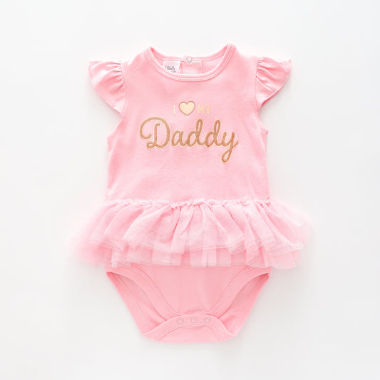 Baby Girls I Love My Daddy Romper Dress Ollies Place