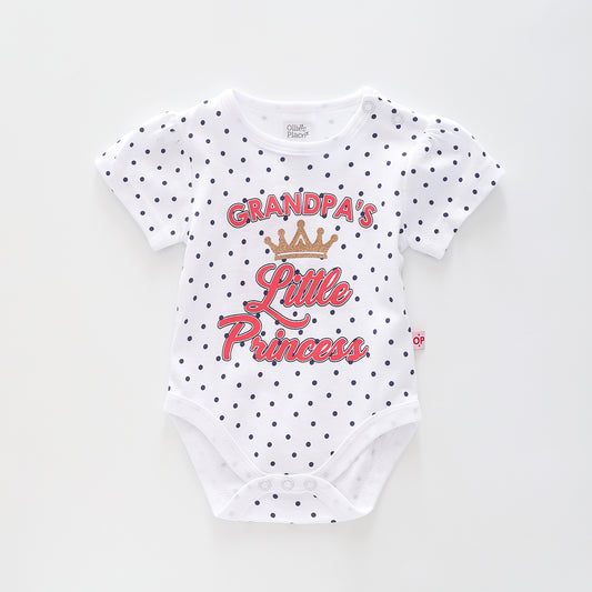 Baby Girls Grandpa's Little Princess Bodysuit Ollies Place