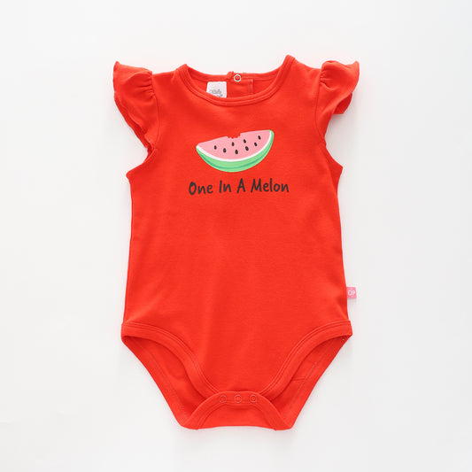 Baby Girls One In A Melon Bodysuit Ollies Place