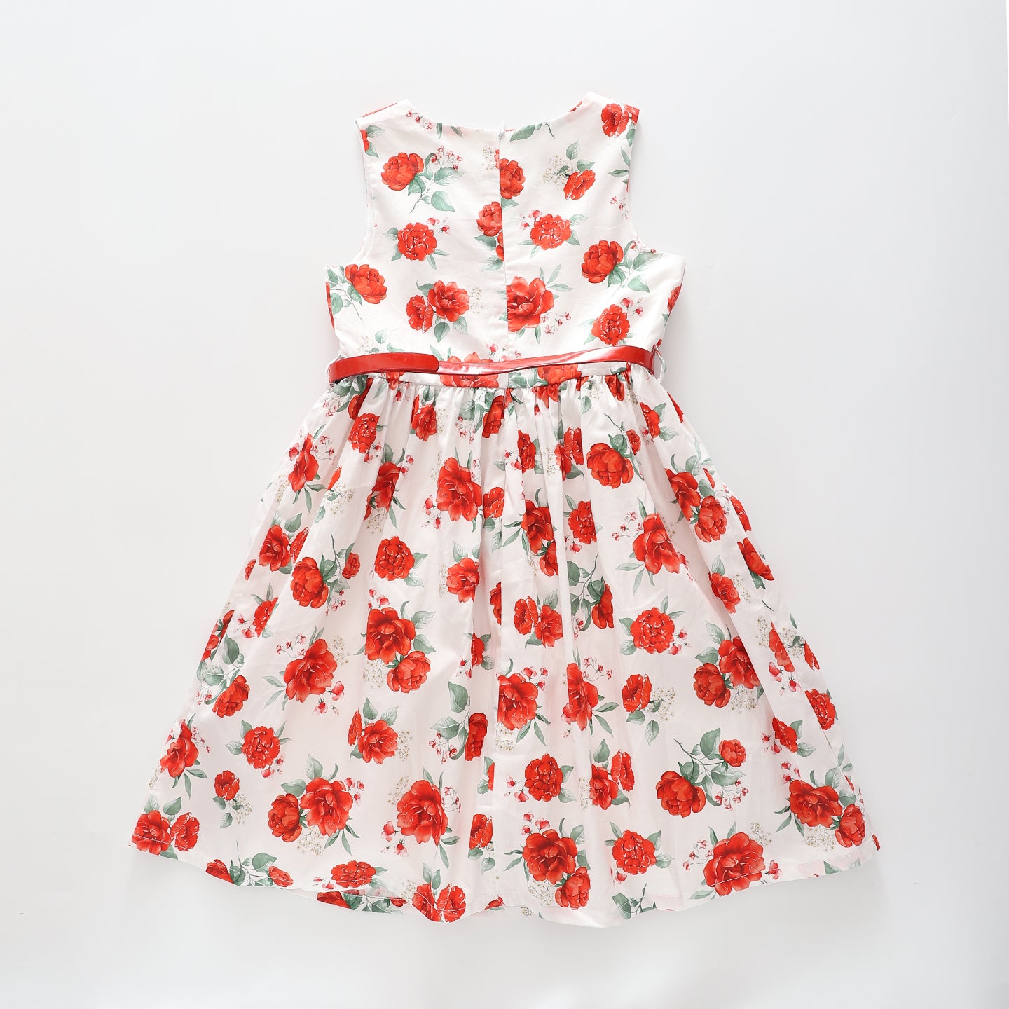 Older Girls Fancy Red Rose Dress Ollies Place