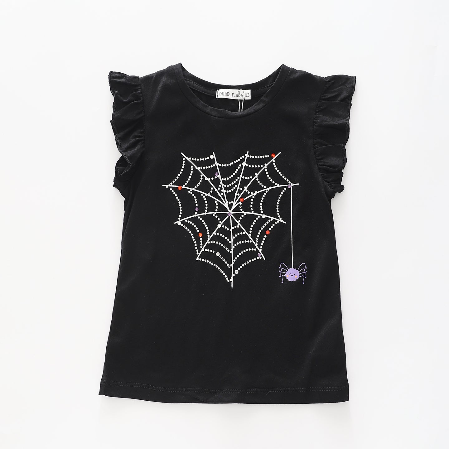 Girls Glam Halloween Tee Ollies Place