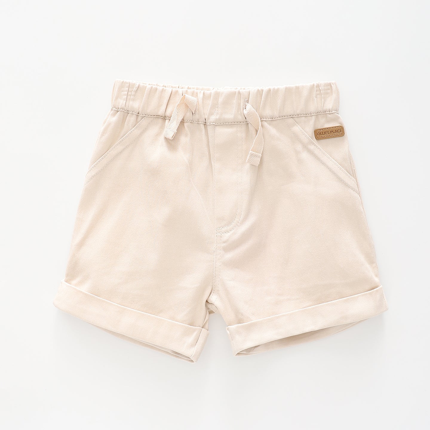 Infant and Toddler Boys Beige Summer Shorts Ollies Place